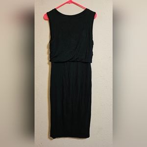 LEITH T-SHIRT dress sz. s sleeveless black